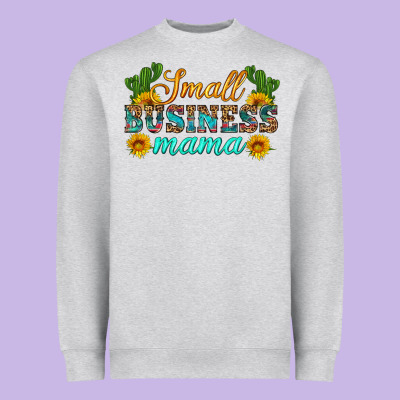 Small Business Mama Heavyweight Sweatshirt Designed By Hra Design Shop