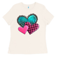 Bone valentine's day hearts Ladies Tee - AdoDesignShop