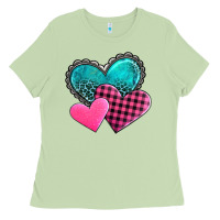 Matcha valentine's day hearts Ladies Tee - AdoDesignShop