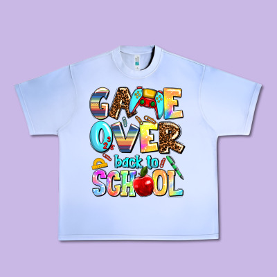 Game Over Back To School Urban Heavy Tee Designed By Adodesignshop