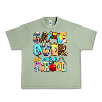Oil Green game over back to school Urban Heavy Tee - AdoDesignShop