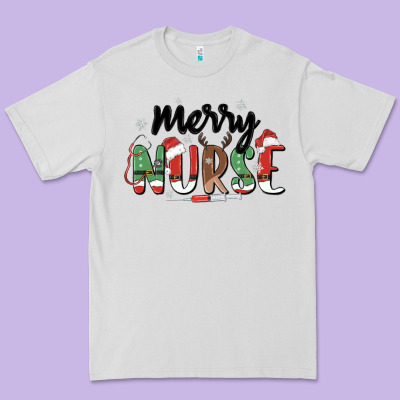 Premium Tee merry nurse