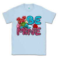 Dusty Blue be mine valentine Classic Tee - AdoDesignShop