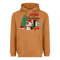 Meerkat merry christmas camper Heavyweight Hoodie - MaliasSmallBusiness