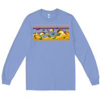 Colony Blue taco and nachos libbey glass Long Sleeve Tee - BundleAndBundleShop