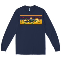 Navy taco and nachos libbey glass Long Sleeve Tee - BundleAndBundleShop