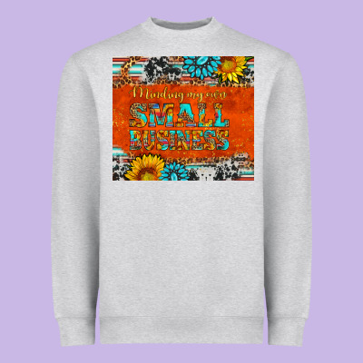 Minding My Own Small Business Heavyweight Sweatshirt Designed By Hra Design Shop