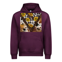 Mauve Wine western sunflowers and cowhide tumbler tbs Urban Hoodie - TumblerDesignByShophia