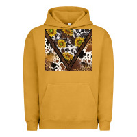 Pigment Peanut Butter western sunflowers and cowhide tumbler tbs Urban Hoodie - TumblerDesignByShophia