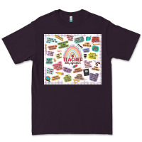Plum teacher daily affirmations Premium Tee - MaliasSmallBusiness