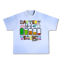Grape Ice battery life of a teacher Urban Heavy Tee - AdoDesignShop