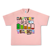 Salmon battery life of a teacher Urban Heavy Tee - AdoDesignShop