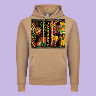 Juneteenth Tumbler Vintage Hoodie Designed By Hra Design Shop