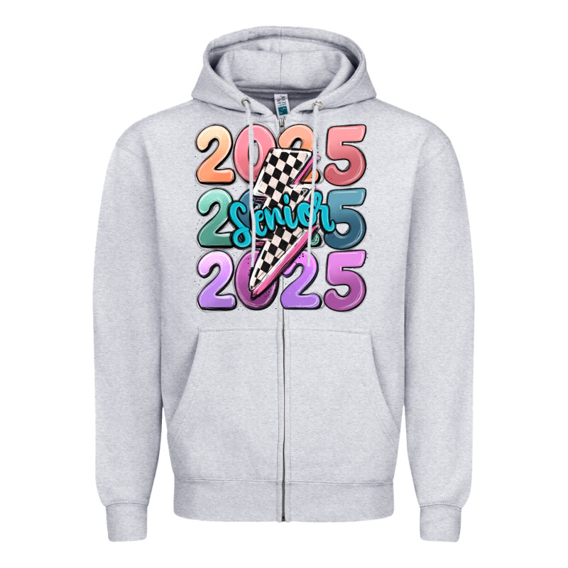 2025 Senior Zipper Hoodie by MaliasSmallBusiness | Teevron