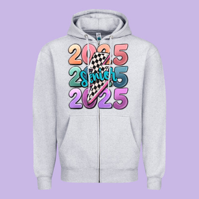 2025 Senior Zipper Hoodie Designed By Maliassmallbusiness