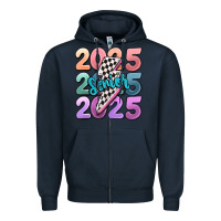 Navy 2025 senior Zipper Hoodie - MaliasSmallBusiness