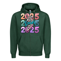 Sports Green 2025 senior Zipper Hoodie - MaliasSmallBusiness