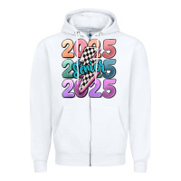 White 2025 senior Zipper Hoodie - MaliasSmallBusiness
