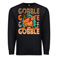 Black Gobble Gobble Gobble Premium Sweatshirt - MaliasSmallBusiness