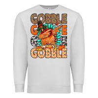 Dove Grey Gobble Gobble Gobble Premium Sweatshirt - MaliasSmallBusiness