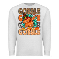 Oatmeal Heather Gobble Gobble Gobble Premium Sweatshirt - MaliasSmallBusiness