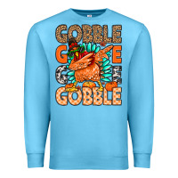 Ocean Blue Gobble Gobble Gobble Premium Sweatshirt - MaliasSmallBusiness