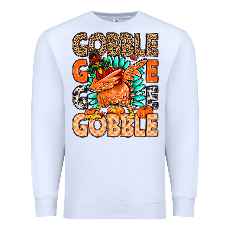 Gobble Gobble Gobble Premium Sweatshirt by MaliasSmallBusiness | Teevron