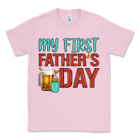 Bubblegum Pink my first father's day Classic Tee - Artiststas