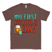 Chestnut my first father's day Classic Tee - Artiststas