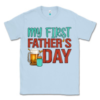 Dusty Blue my first father's day Classic Tee - Artiststas