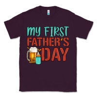 Plum my first father's day Classic Tee - Artiststas