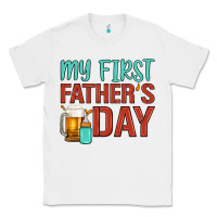 White my first father's day Classic Tee - Artiststas