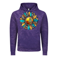 Cloud Purple sunset sunflower Vintage Hoodie - JahusDesignShop
