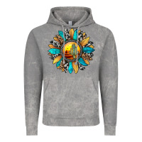 Cloud Rock sunset sunflower Vintage Hoodie - JahusDesignShop