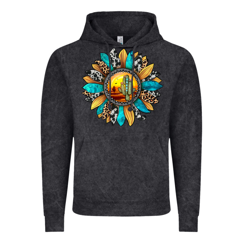 Sunset Sunflower Vintage Hoodie by JahusDesignShop | Teevron