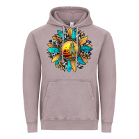 Vintage Zinc sunset sunflower Vintage Hoodie - JahusDesignShop