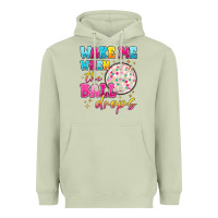 Matcha wake me when the ball drops Heavyweight Hoodie - MaliasSmallBusiness