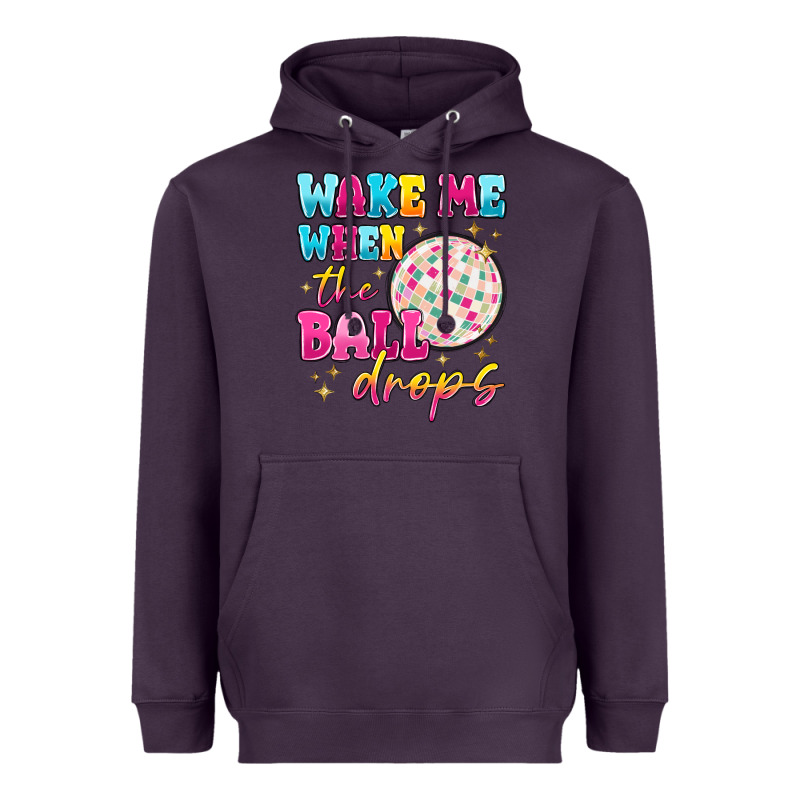 Wake Me When The Ball Drops Heavyweight Hoodie by MaliasSmallBusiness | Teevron