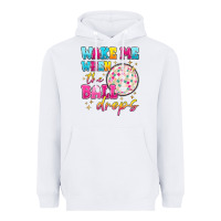 White wake me when the ball drops Heavyweight Hoodie - MaliasSmallBusiness