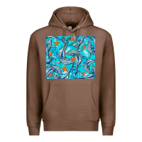 Chestnut humpback whale Premium Hoodie - BarkalooDesign