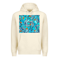 Sandshell humpback whale Premium Hoodie - BarkalooDesign