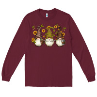 Burgundy coffee gnomes Long Sleeve Tee - Artiststas