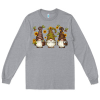 Heather Grey coffee gnomes Long Sleeve Tee - Artiststas