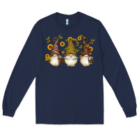 Navy coffee gnomes Long Sleeve Tee - Artiststas