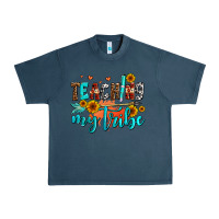 Midnight Navy teaching my tribe Urban Heavy Tee - AdoDesignShop
