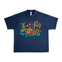 Navy teaching my tribe Urban Heavy Tee - AdoDesignShop
