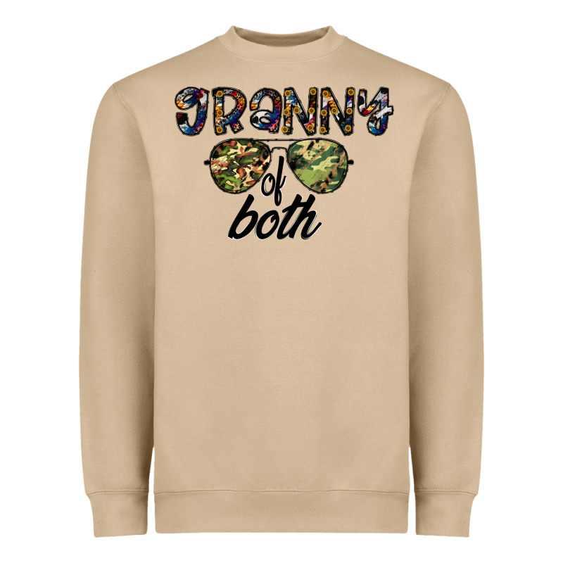 Granny Of Both Heavyweight Sweatshirt by CowhideDigitalArt | Teevron