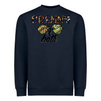 Navy granny of both Heavyweight Sweatshirt - CowhideDigitalArt