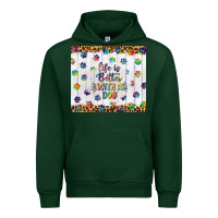 Forest Green life is better with a dog tumbler tbs Urban Hoodie - TumblerDesignByShophia