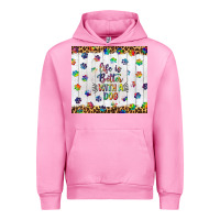 Fuchsia Pink life is better with a dog tumbler tbs Urban Hoodie - TumblerDesignByShophia